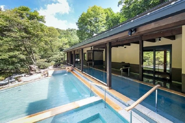 長野県の蓼科グランドホテル滝の湯の施設内温泉の画像