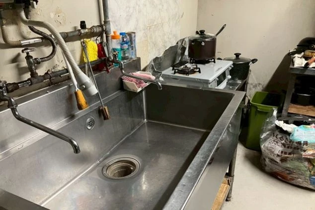 リゾートバイトの寮の共用キッチンの画像