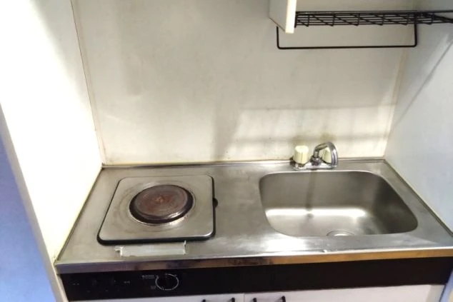 リゾートバイトの寮の洗濯機のサンプル画像。