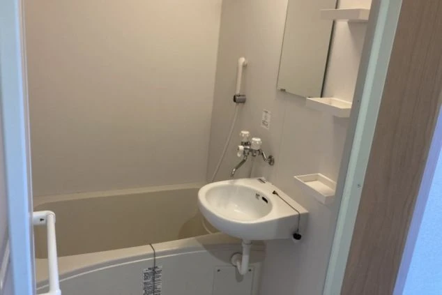 リゾートバイトの寮に完備されたお風呂(バスルーム)