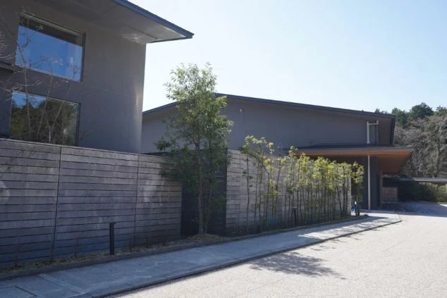 ワクトリスタッフが撮影した神奈川県箱根のホテルの外観画像。