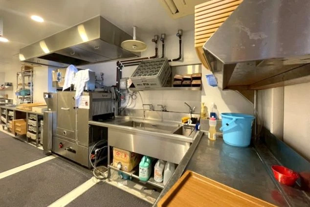 ワクトリ社員が撮影した洗い場の写真。