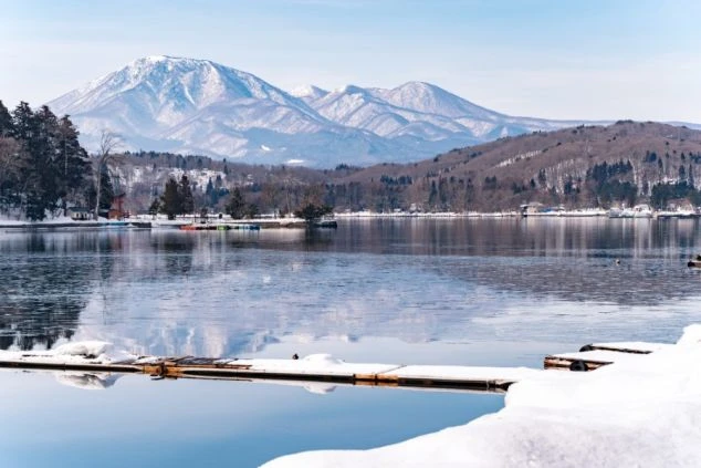 長野県の野尻湖の観光画像。リゾートバイト中に訪れることができる観光地の一例。