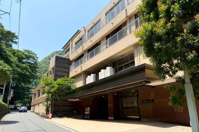 ワクトリスタッフが撮影した神奈川県・箱根のホテルの外観画像。