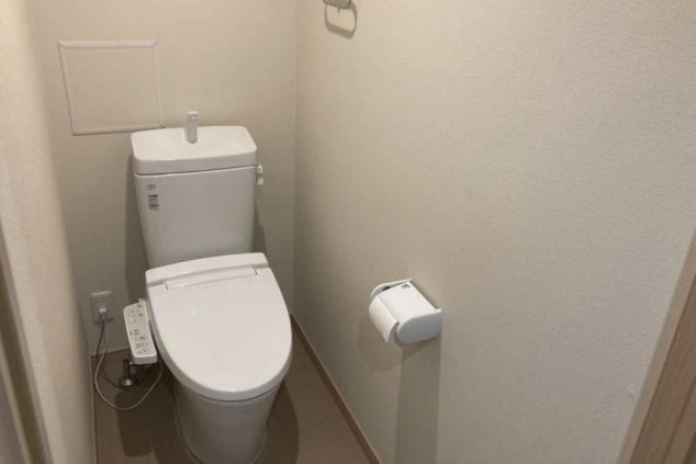 リゾートバイトの寮に完備されたお手洗い（トイレ）