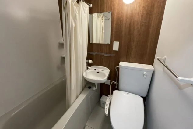 清潔感のあるユニットバス