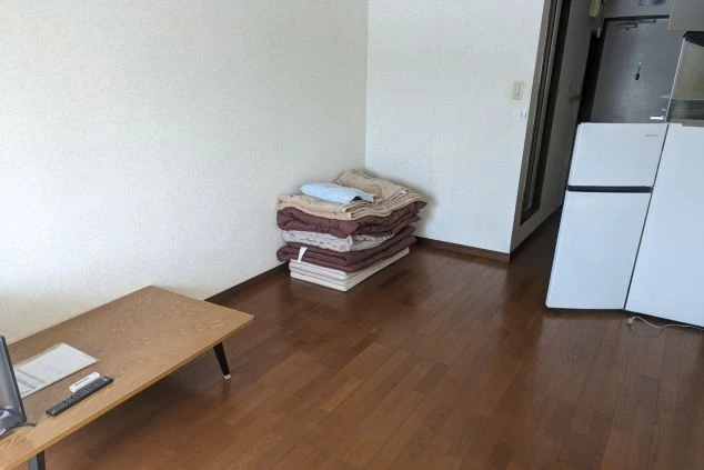 ワクトリスタッフが撮影した個室寮・部屋内・寝具