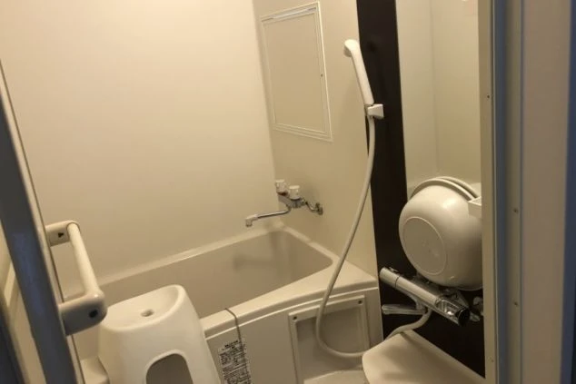 白浜エリアの施設でリゾートバイトする人が住み込む寮のお風呂の画像