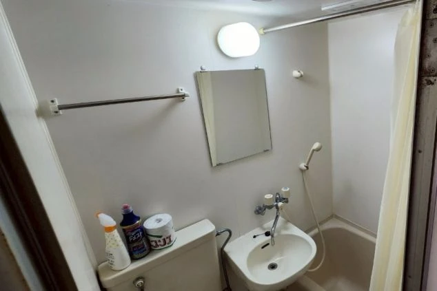 リゾートバイトの個室寮のお風呂（ユニットバス）の画像