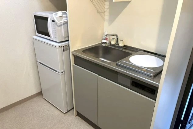 三重県志摩のリゾートバイトに行く人が住み込む寮のキッチンの画像