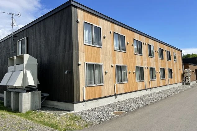 リゾートバイトの個室寮の外観画像