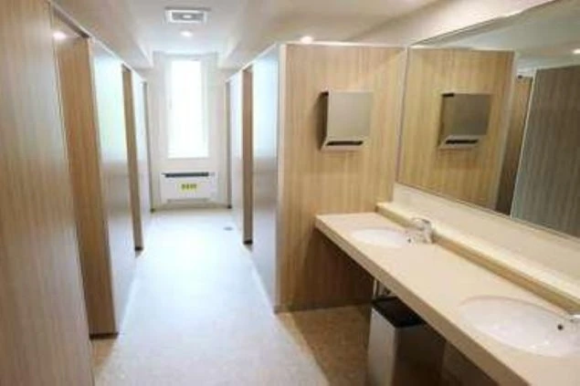 リゾートバイトの個室寮の共用トイレの画像