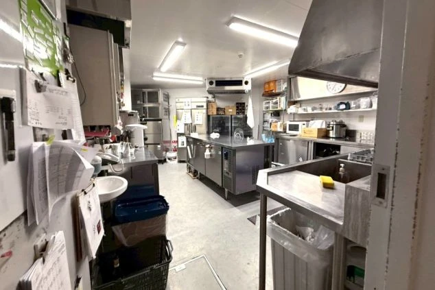 ワクトリ社員が撮影した施設の厨房の写真。