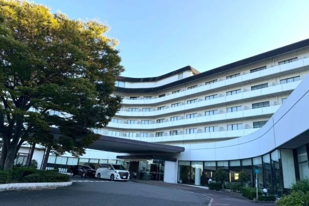 ワクトリ社員が撮影したホテル外観のオリジナル画像。