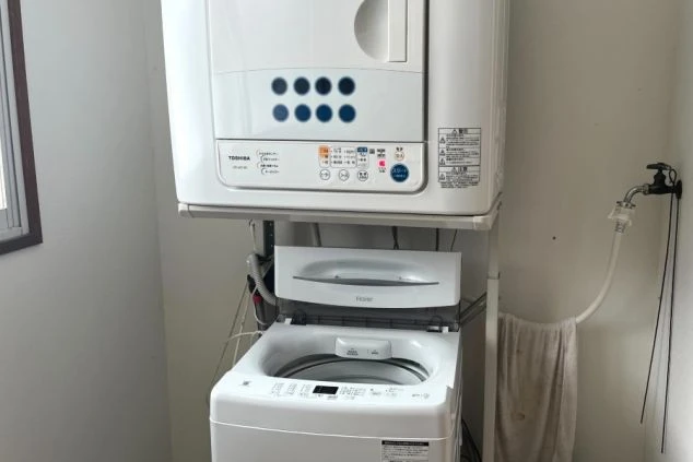 リゾートバイト寮のキッチン設備の画像。