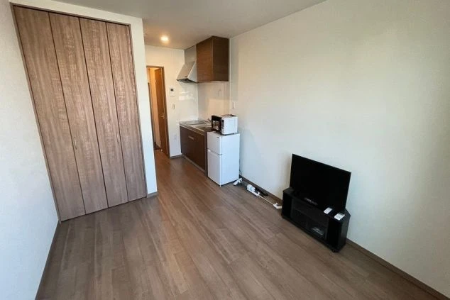 リゾートバイトの完全個室寮の寝室の画像