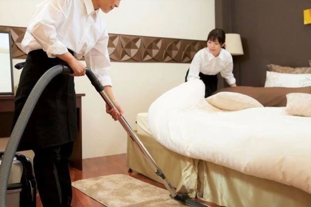 清掃職種のサンプル画像。