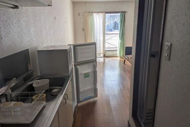 ワクトリスタッフが撮影した個室寮・キッチン