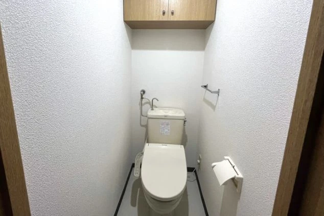 リゾートバイトの寮に完備された、スタッフ共用で使用できるトイレ