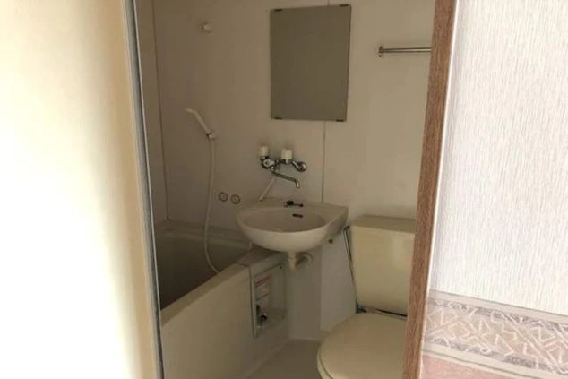 リゾートバイトのアパートタイプ個室寮のユニットバスの画像