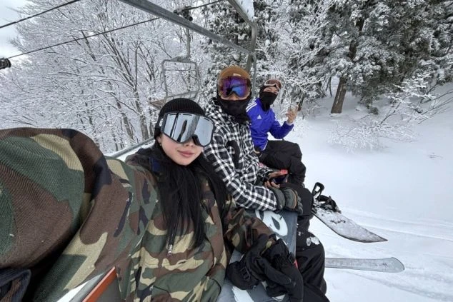 ワクトリ社員が撮影したスキー場リゾートバイトでの一コマ。