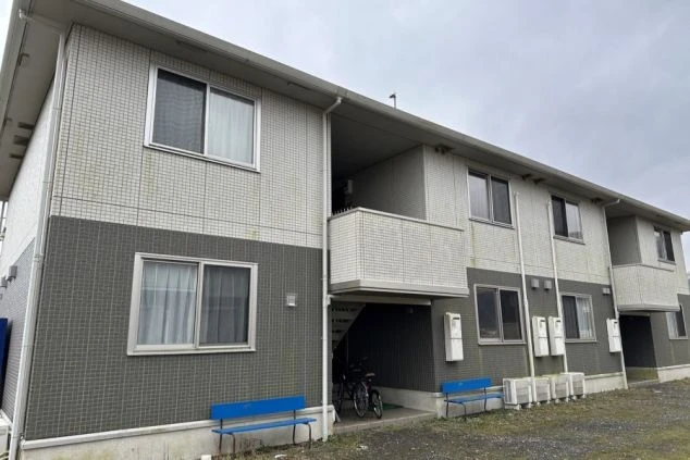 リゾートバイトの完全個室寮の外観画像。