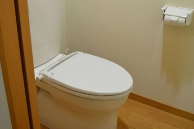 リゾートバイトの寮のトイレの画像。