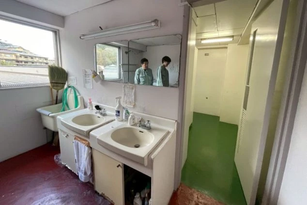 リゾートバイトの個室寮の水回り共用部