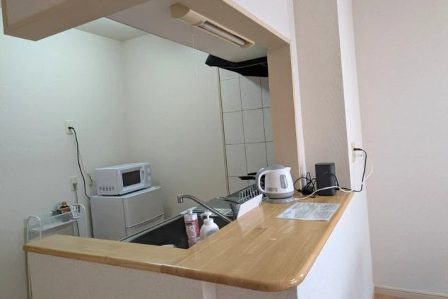 リゾートバイトの個室寮のキッチンの画像