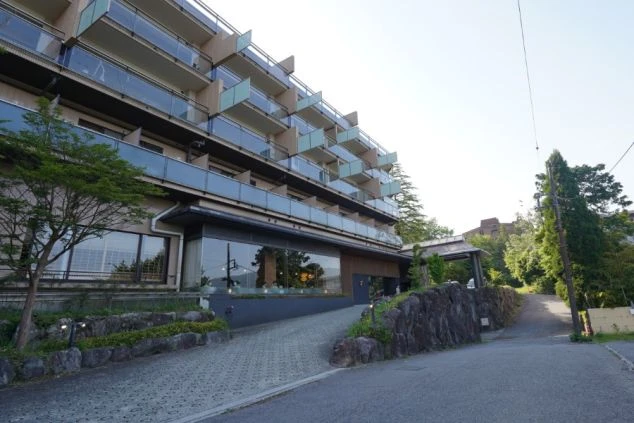 ワクトリスタッフが撮影した神奈川県・箱根のホテル外観画像。