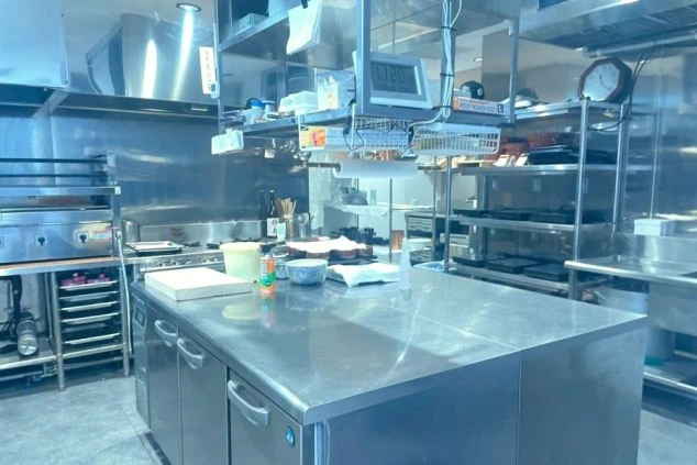 ワクトリ社員が撮影した施設の厨房の写真。