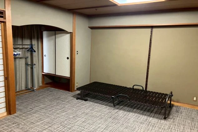 兵庫県の旅館でのリゾートバイトの寮の写真。客室。