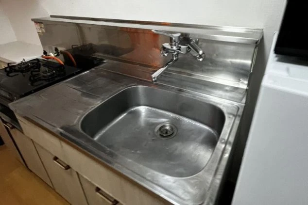 リゾートバイトの完全個室寮のキッチンの画像