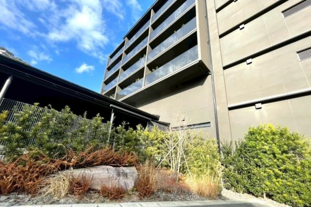 ワクトリ社員が撮影した施設外観の写真。