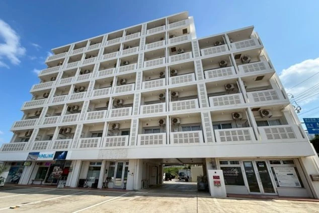 リゾートバイトの寮外観。アパートタイプの完全個室寮。