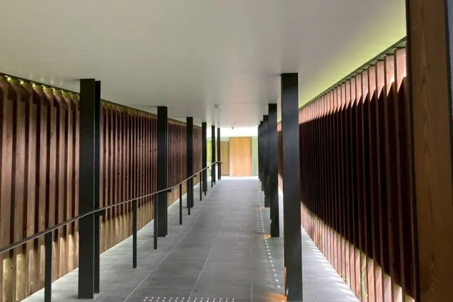 ワクトリ社員が撮影した施設のレストランの厨房の写真。