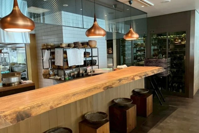 ワクトリ社員が撮影した施設のレストランの厨房の写真。