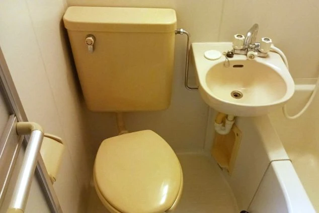 リゾートバイトの完全個室寮のお風呂(ユニットバス)の画像